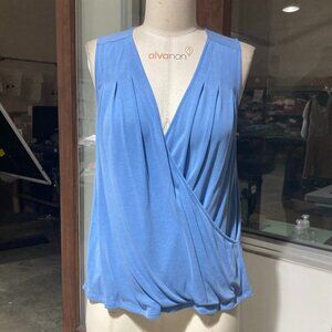 Lt Blue Knit Tank Top